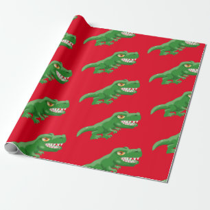 Papier Cadeau Papier d'emballage T-Rex