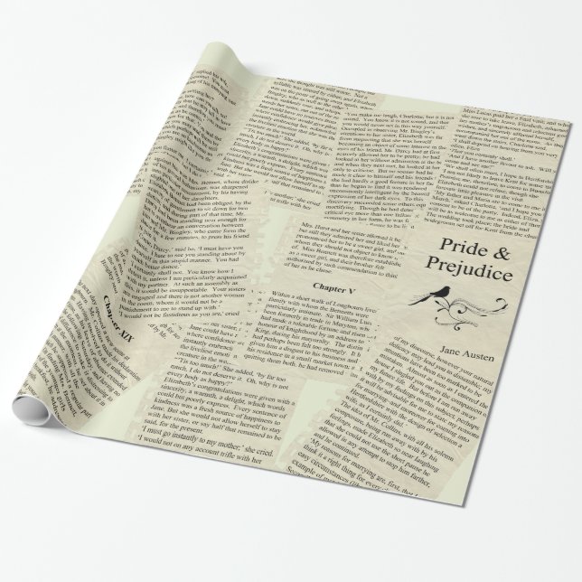 Papier Cadeau Papier d'emballage vintage (Déroulé)