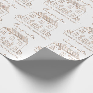 Papier Cadeau Papier d'enlèvement à chaud domestique