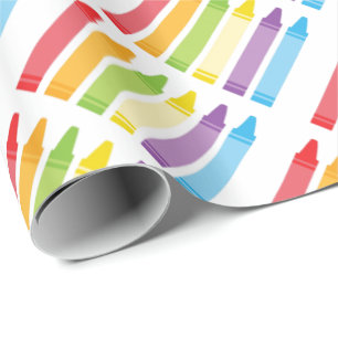 Papier Cadeau Papier d'enrobage Crayon