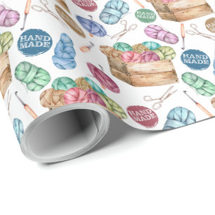 Papier Cadeau Papier d'enrobage de Crochet