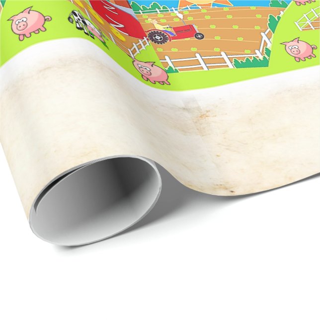 Papier Cadeau Papier d'enrobage de fêtes des pères (Coin rond)