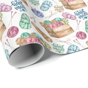 Papier Cadeau Papier d'enrobage de tricot