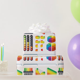 Papier Cadeau Papier d'enrobage des graphiques d'entreprise