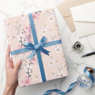 Papier Cadeau Papier d'enrobage en fleur de cerisier de 30 pouce