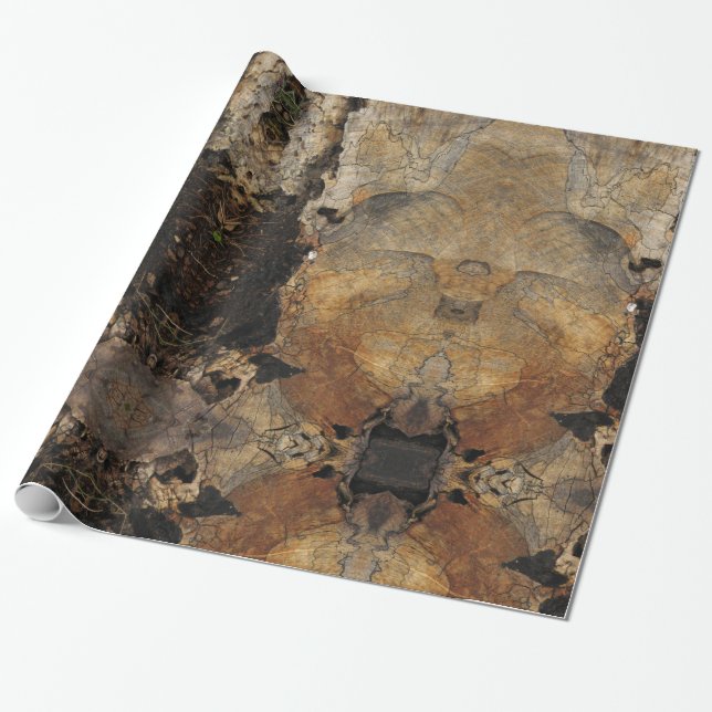 Papier Cadeau Papier d'enrobage photo de la texture de la fentes (Déroulé)