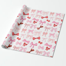 Papier d'enrobage rose et rouge des vaches