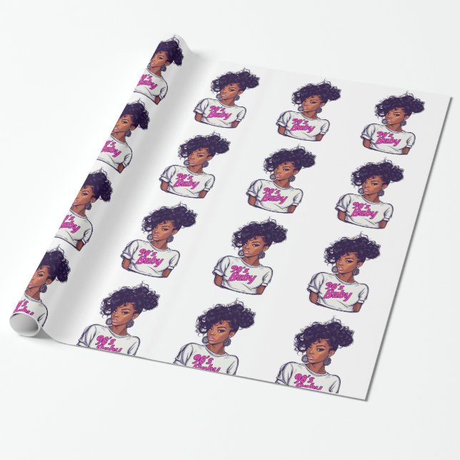 Papier Cadeau Papier d'enveloppement à base de bâches des années (Déroulé)