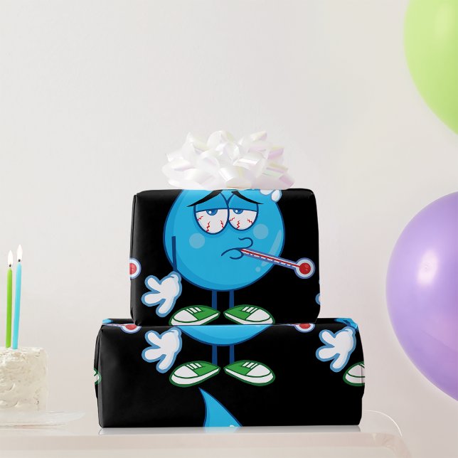 Papier Cadeau Papier d'enveloppement à goutte d'eau (Créateur téléchargé)