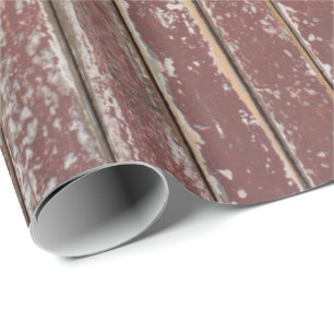 Papier Cadeau Papier d'enveloppement Brown en bois