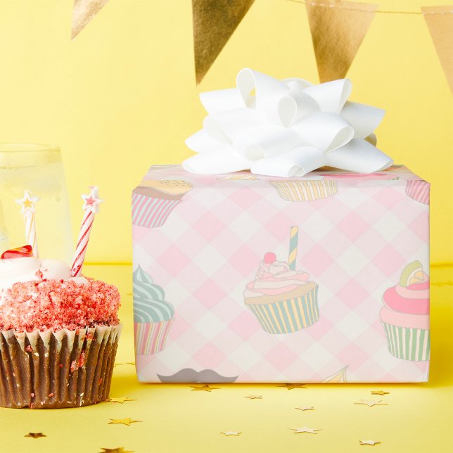 Papier Cadeau Papier d'enveloppement d'amour de gâteau (Créateur téléchargé)