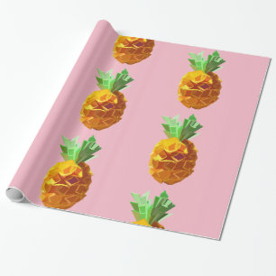 Papier Cadeau Papier d'enveloppement d'ananas Origami