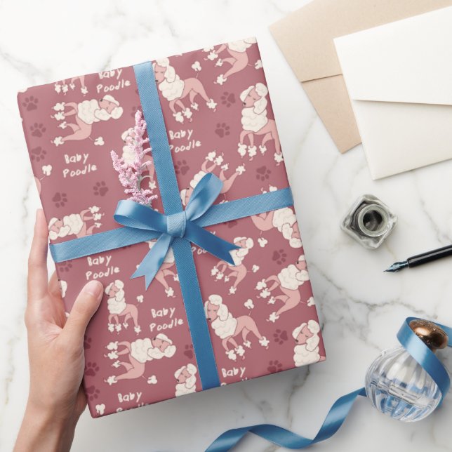 Papier Cadeau Papier d'enveloppement de caniche (Cadeaux)