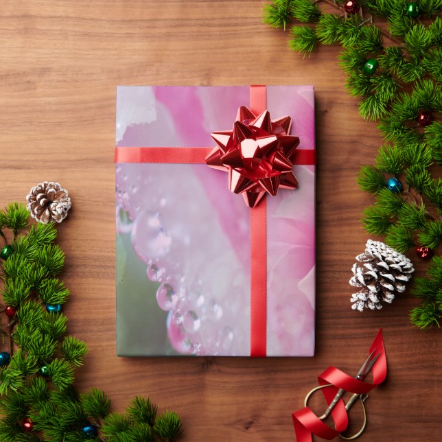 Papier Cadeau Papier d'enveloppement de corail, d'herbe et de fl (Cadeau de vacances)