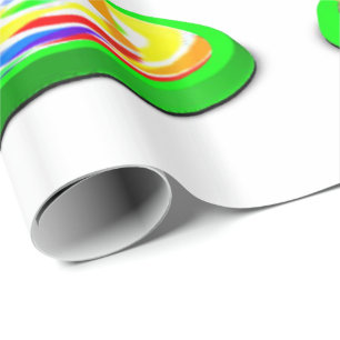 Papier Cadeau Papier d'enveloppement de girafe