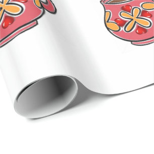 Papier Cadeau Papier d'enveloppement de la fête des mères