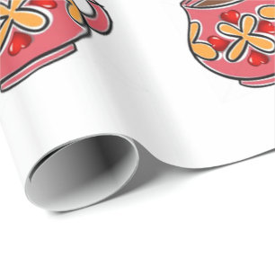 Papier Cadeau Papier d'enveloppement de la fête des mères