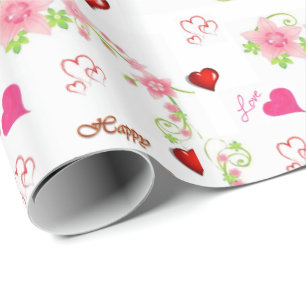 Papier Cadeau Papier d'enveloppement de la fête des mères