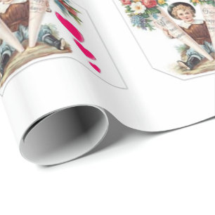 Papier Cadeau Papier d'enveloppement de la fête des mères