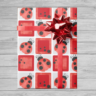 Papier Cadeau Papier d'enveloppement de la partie Ladybug de l'a