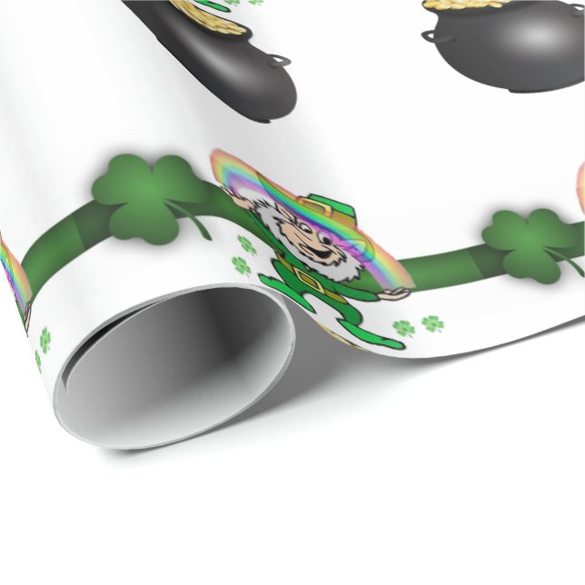 Papier Cadeau Papier d'enveloppement de la Saint-Patrick