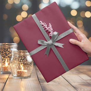 Papier Cadeau Papier d'enveloppement de Magenta foncé tendance