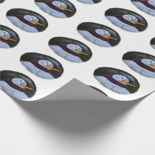 Papier Cadeau Papier d'enveloppement de matte peint par Snowman