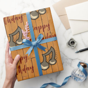 Papier Cadeau Papier d'enveloppement de musique