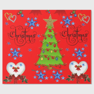 Papier Cadeau Papier d'enveloppement de Noël