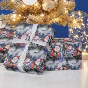 Papier Cadeau Papier d'enveloppement de Noël amusant Amis heureu