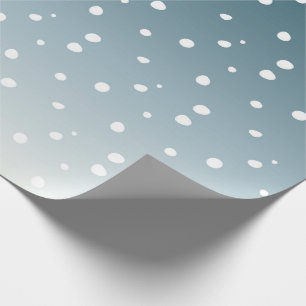 Papier Cadeau Papier d'enveloppement de Noël avec flocons de nei