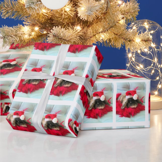 Papier Cadeau Papier d'enveloppement de Noël de Holland Lop (Vacances)