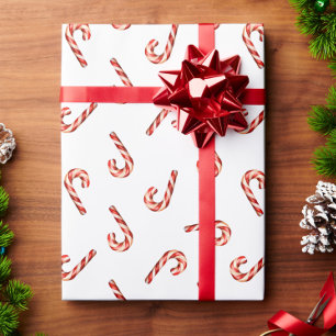 Papier Cadeau Papier d'enveloppement de Noël Sucre de canne blan