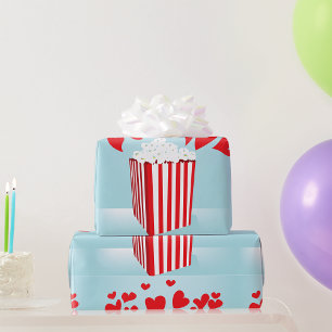 Papier Cadeau Papier d'enveloppement de pop-corn pour film