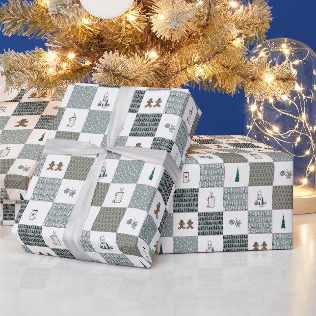 Papier Cadeau Papier d'enveloppement de surface de Noël (Vacances)