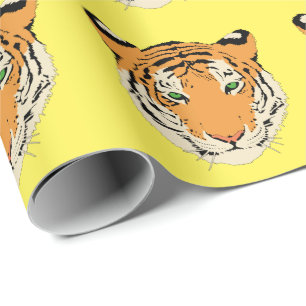 Papier Cadeau Papier d'enveloppement de tigre