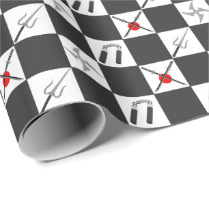 Papier Cadeau Papier d'enveloppement des arts martiaux