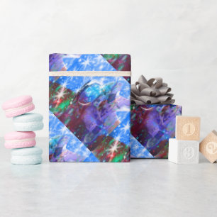 Papier Cadeau Papier d'enveloppement des dimensions des astronau