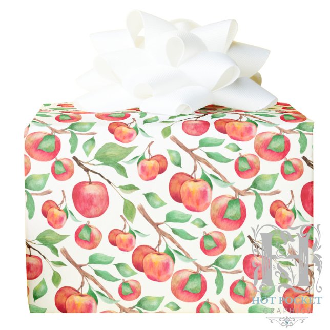 Papier Cadeau Papier d'enveloppement des pommes (Créateur téléchargé)