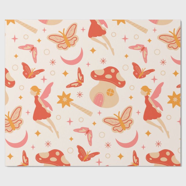 Papier Cadeau Papier d'enveloppement Fairyland Dreams (Plat)