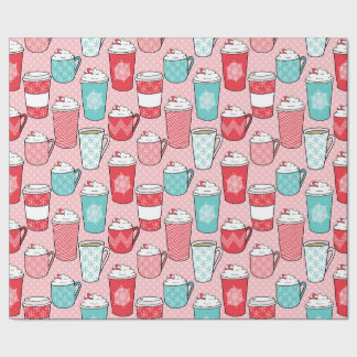 Papier Cadeau Papier d'enveloppement fin hiver