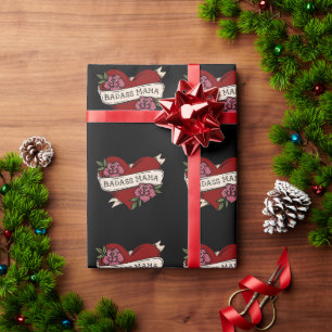 Papier Cadeau Papier d'enveloppement Flash de tatouage de Badass