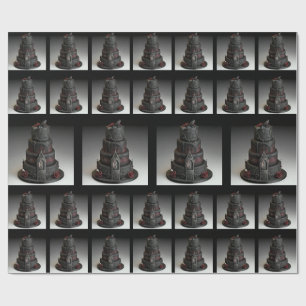 Papier Cadeau Papier d'enveloppement gothique