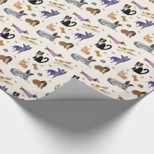 Papier Cadeau Papier d'enveloppement mignon pour animaux de comp