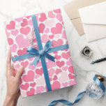 Papier Cadeau Papier d'enveloppement Motif de Coeurs roses<br><div class="desc">NewParkLane - Papier d'enveloppement, avec motif de différentes nuances et tailles de coeurs roses. Un design amusant et sucré pour la Fête des Mères, les mariages, la Saint-Valentin - ou pour toute autre occasion romantique ! Éléments correspondants disponibles dans cette collection. Vous préférez cette conception sur un produit qui n'est...</div>