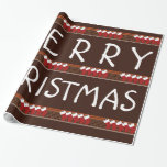 Papier Cadeau Papier d'enveloppement père Noël Christmas Stockin<br><div class="desc">Papier à enveloppement père Noël Christmas Stockings.</div>