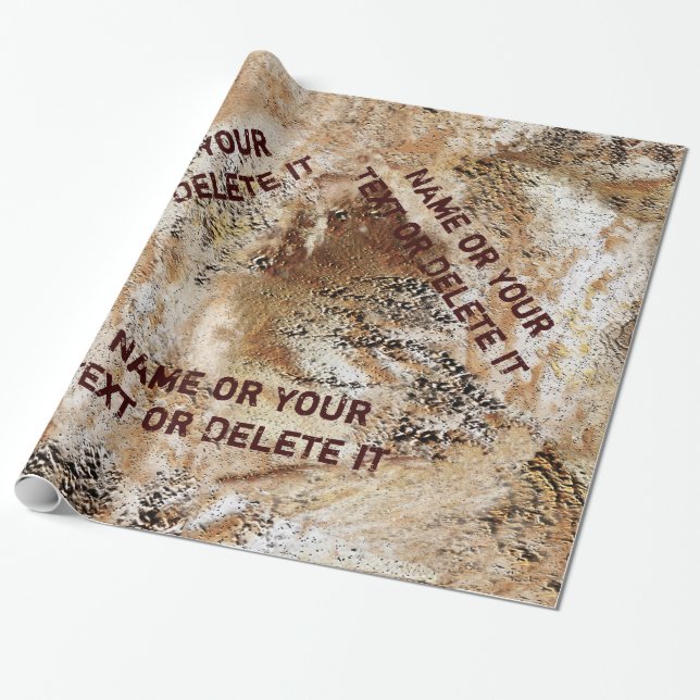 Papier Cadeau Papier d'enveloppement personnalisé de la fête des (Déroulé)