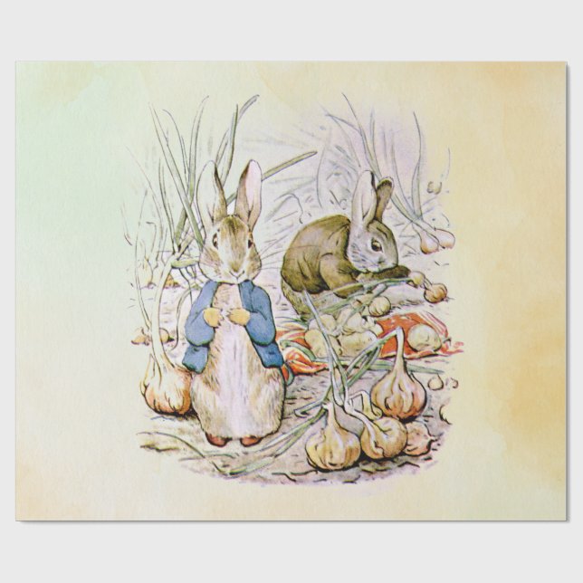 Papier Cadeau Papier d'enveloppement Peter Rabbit (Plat)