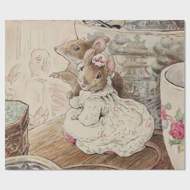 Papier Cadeau Papier d'enveloppement Peter Rabbit (Plat)