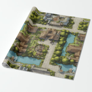 Papier Cadeau Papier d'enveloppement RPG Riverside Serenity
